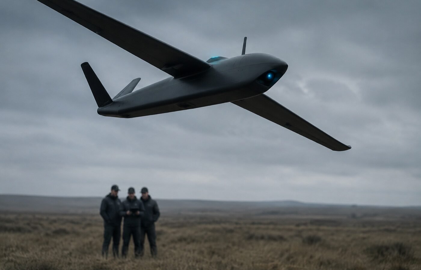 Some Observations on Tracking Infiltrators with Drones